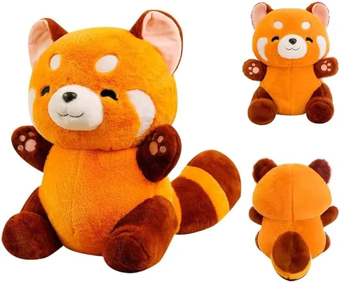 Peluche de un Panda rojo