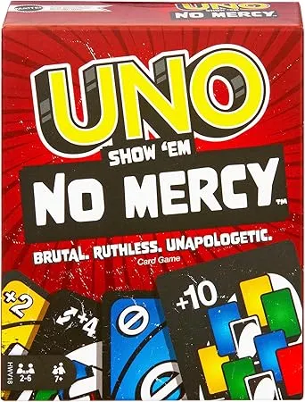 Juego cartas Uno version No mercy